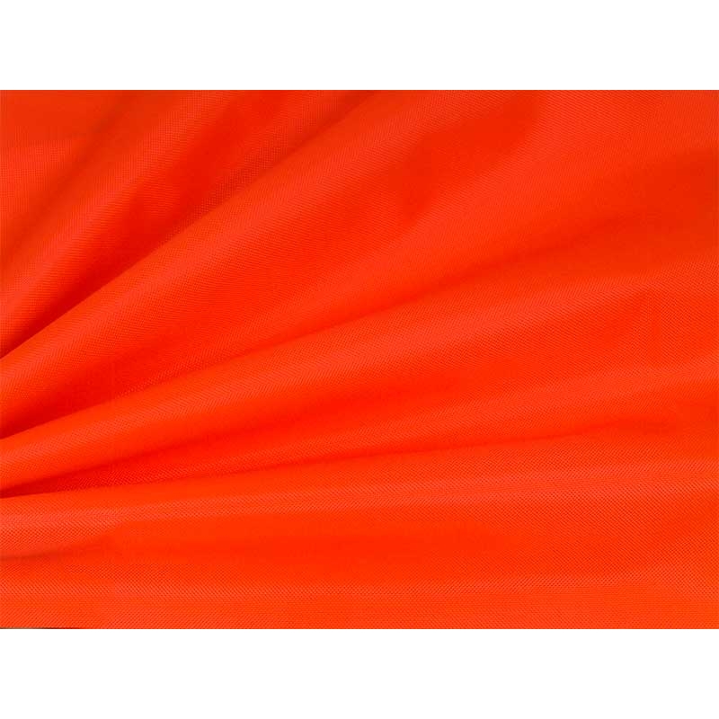 POLYESTER FABRIC 420D PU COVERED ORANGE NEON 1002 150 CM 100 MB