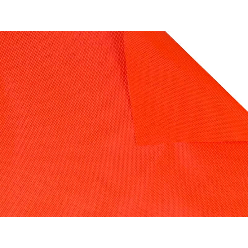 POLYESTER FABRIC 420D PU COVERED ORANGE NEON 1002 150 CM 100 MB