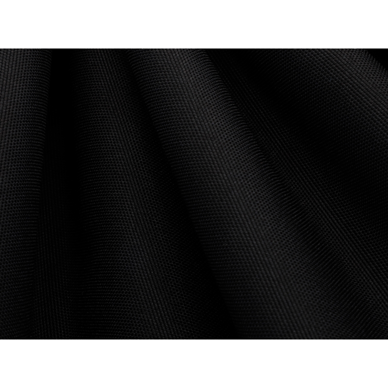 Polyester fabric 900d waterproof pvc-d a-grade covered black -580 150 cm