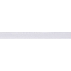 Taśma elastyczna płaska dziana 10 mm (501) biały poliester