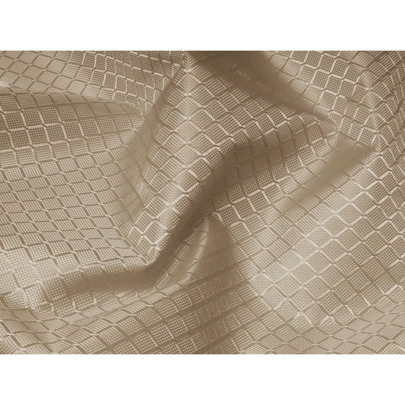 POLYESTER FABRIC 420D PU COVERED LIGHT   BEIGE 150 CM 100 MB