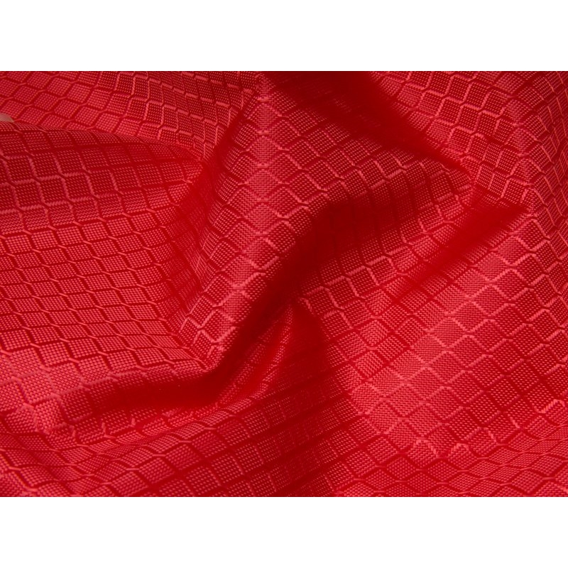 Polyester fabric 420d pu covered red 150 cm 100 mb