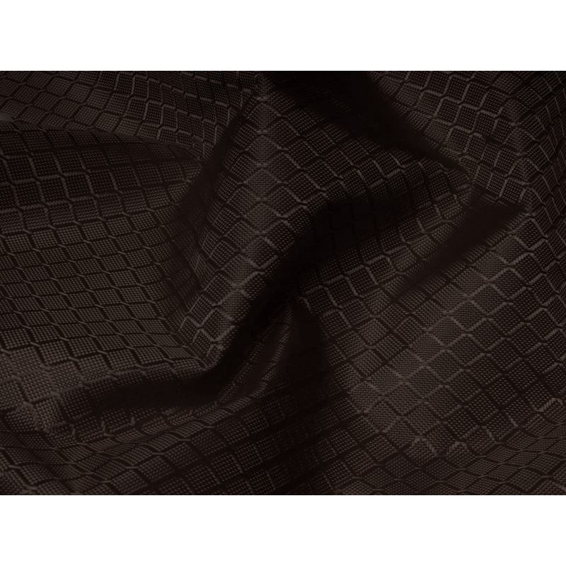 POLYESTER FABRIC  420D PU COVERED DARK  BROWN  150 CM&nbsp