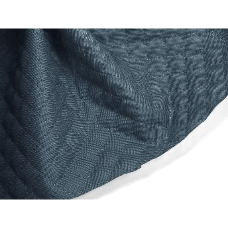 Prošívaná polyesterová tkanina 600d pu karo modrá