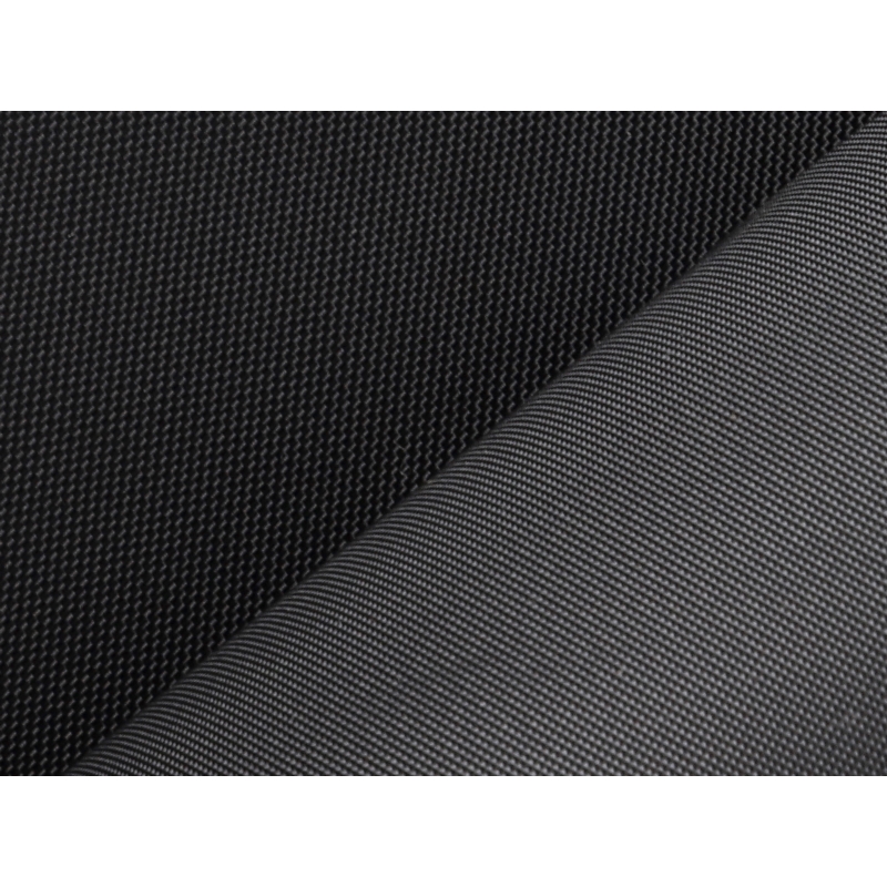 NYLON FABRIC   210D  PVC-F A-GRADE COVERED BLACK 580 150 CM