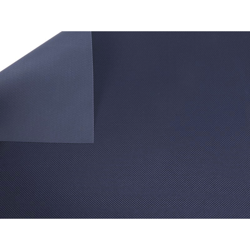 POLYESTER FABRIC 420D PVC-D COVERED NAVY BLUE 058 150 CM 50 MB