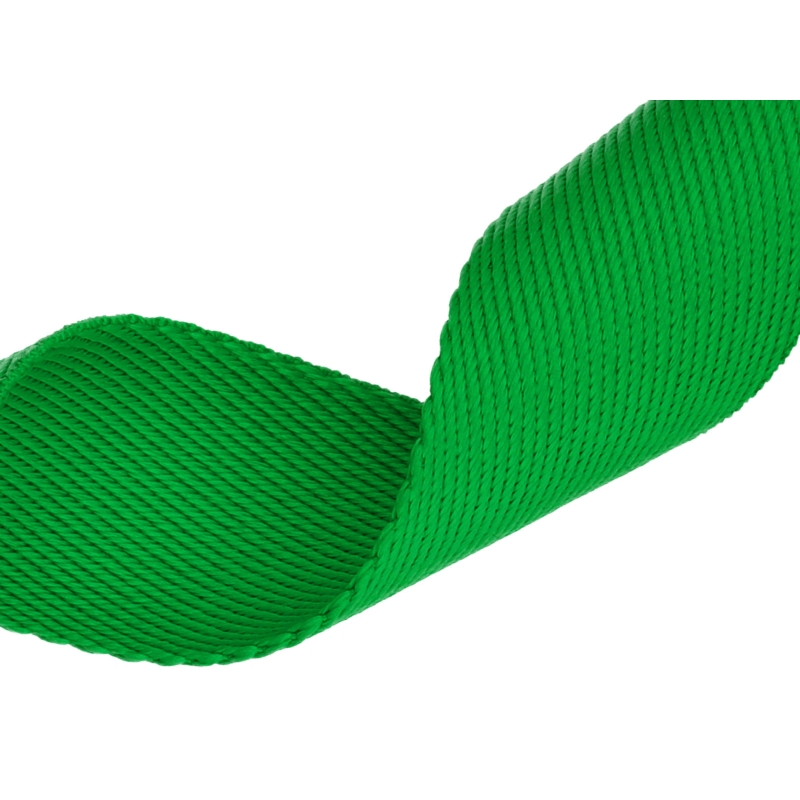 Polycotton popruh 38 mm/1,6 mm (+/-5%) C151 zelená 50 yd