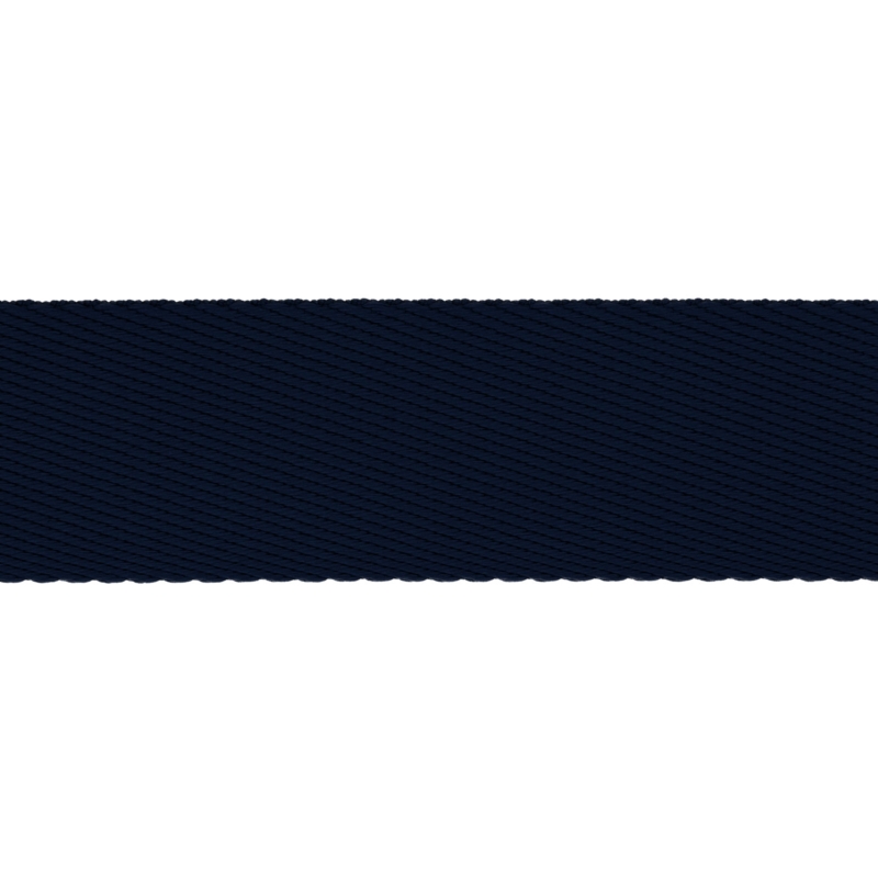 Polycotton popruh 50 mm/1,6 mm (+/-5%) tmavě modrá 50 yd