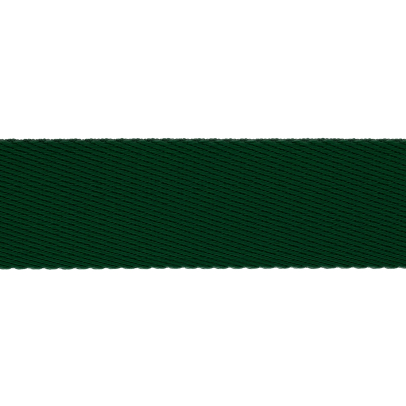 Polycotton popruh 50 mm/1,6 mm (+/-5%) zelená 50 yd