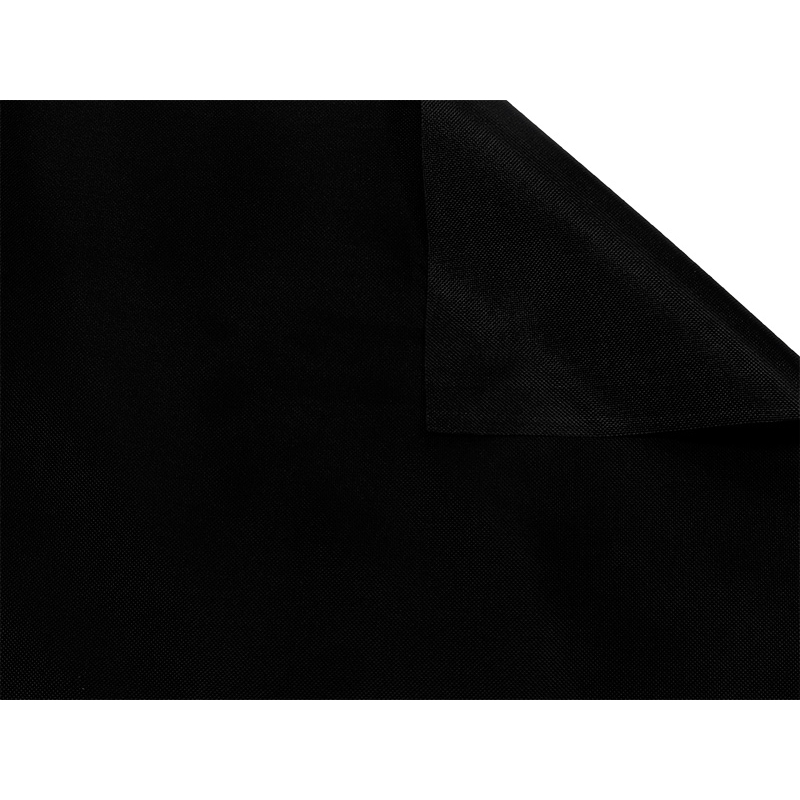 Polyester fabric Oxford 400d pu waterproof (580) black 150 cm 100 mb