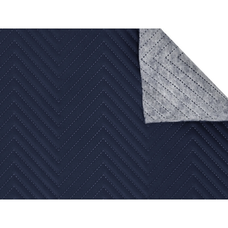 Quilted polyester fabric Oxford 600d pu*2 waterproof honeycomb (058) navy blue  160  cm  25 mb