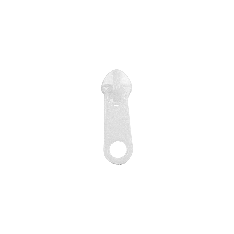 Suwak plastikowy do taśmy suwakowej  spiralnej 5 non lock (501) biały