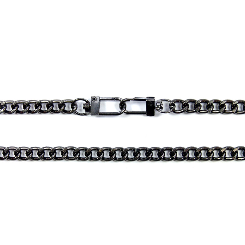 Handbag chain with snap hook 1007 coco black nickel