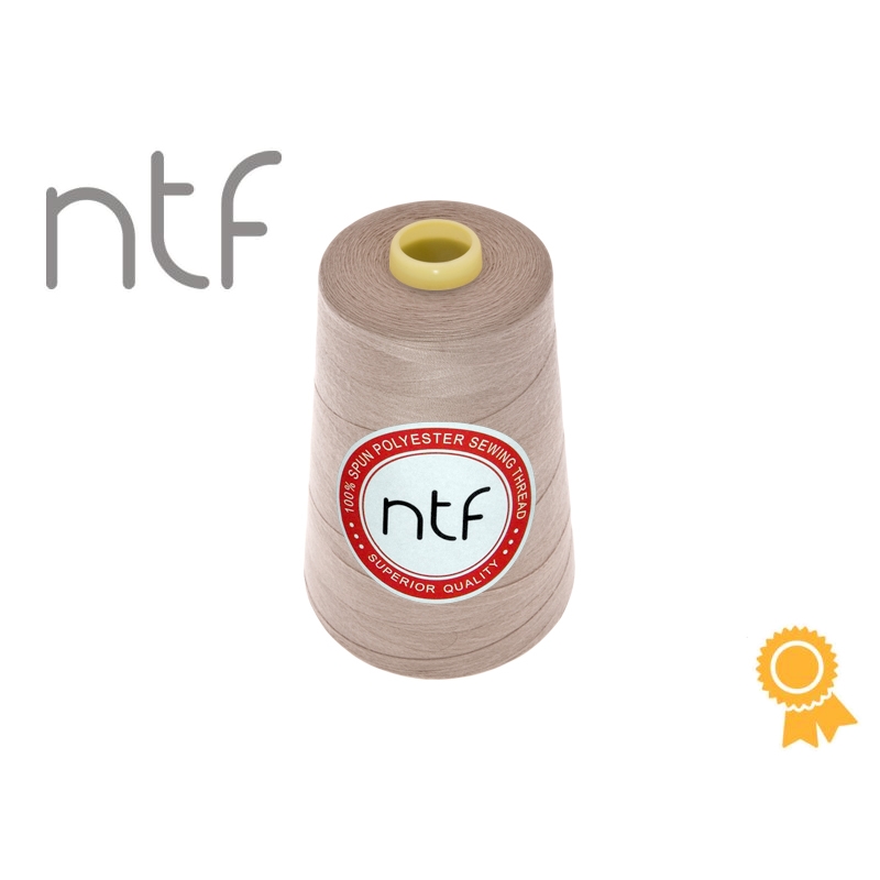 Nici poliestrowe NTF 120 (40/2)  naturalne A863 5000 yd