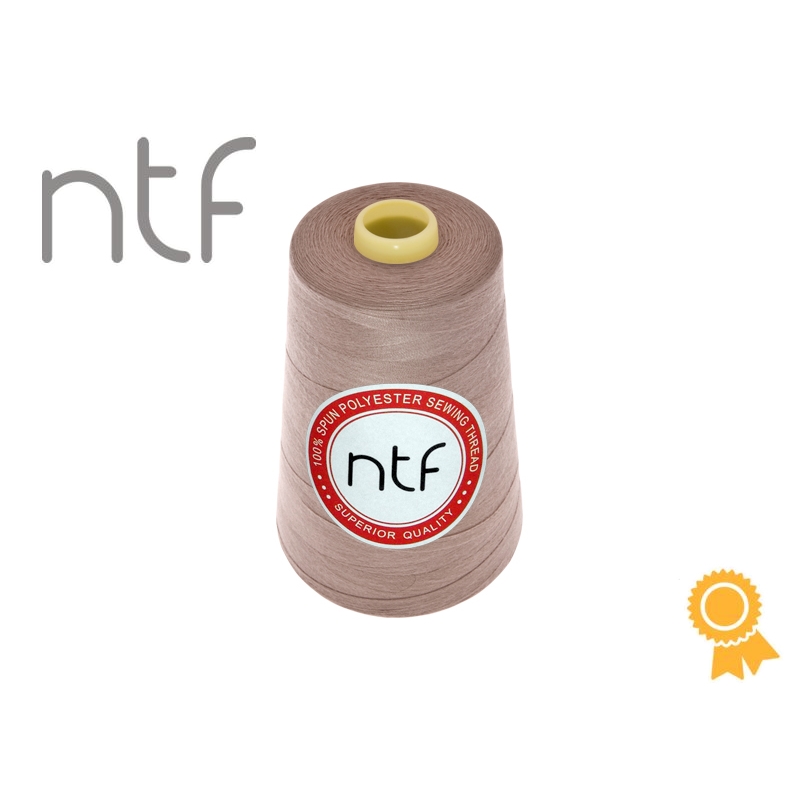 Nici poliestrowe NTF 120 (40/2)  naturalne ciemne A868 5000 yd