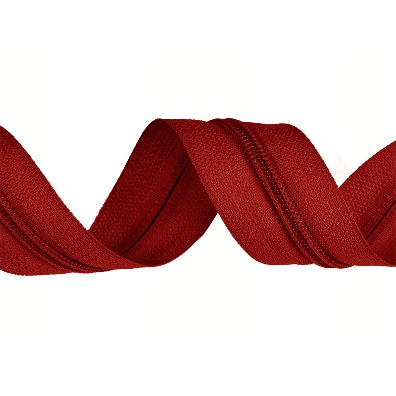 NYLON ZIPPER TAPE WITH CORD 3 (171) RED 200  MB