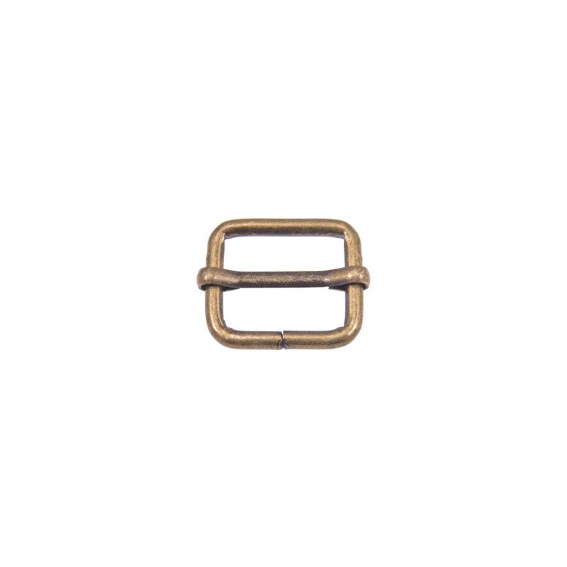 METAL SLIDE BUCKLE 21/16/3 MM OLD GOLD WIRE 100  PCS