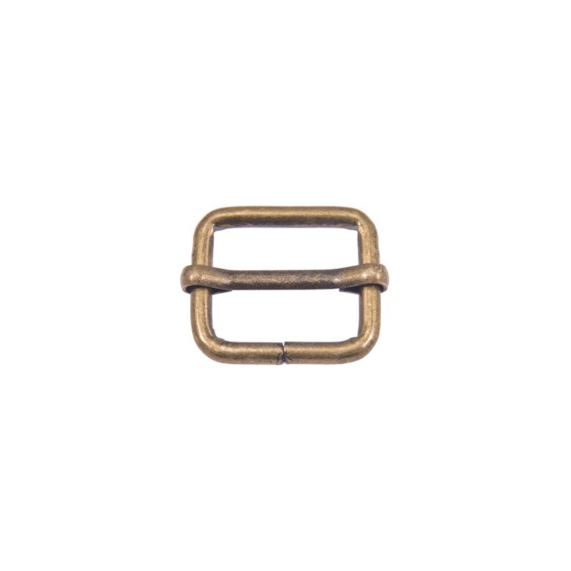 METAL SLIDE BUCKLE 25/20/3 MM OLD GOLD WIRE 100   PCS