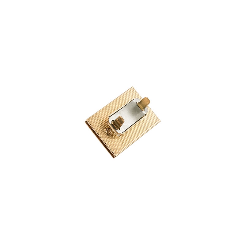 Mappenverschluss aus metall 38/28 mm gold 10 st.