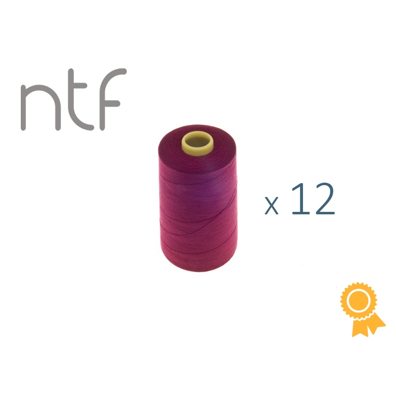 POLYESTER THREADS NTF 40/2 PINK VIOLET A580 1000 M x 12 PCS.