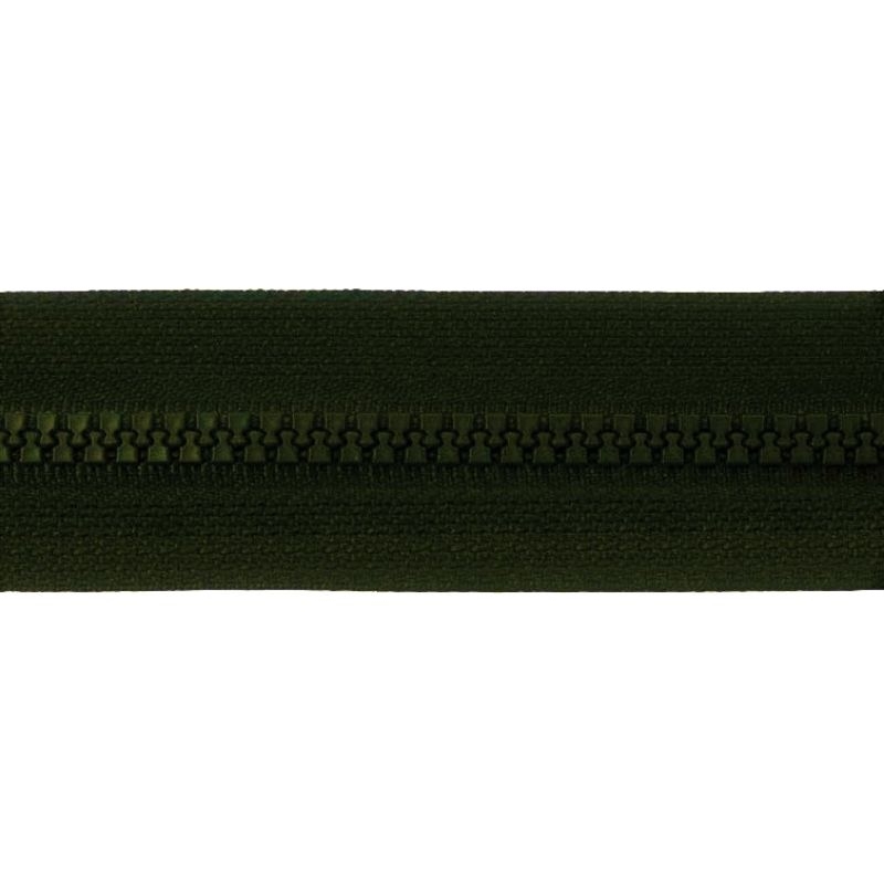 ЗАМОК БЛЕСТЯЩИЙ ТРАКТОРНЫЙ 5 РАЗДЕЛЬНЫЙ 50 cm (175) темно-зеленый 50 ШТ.