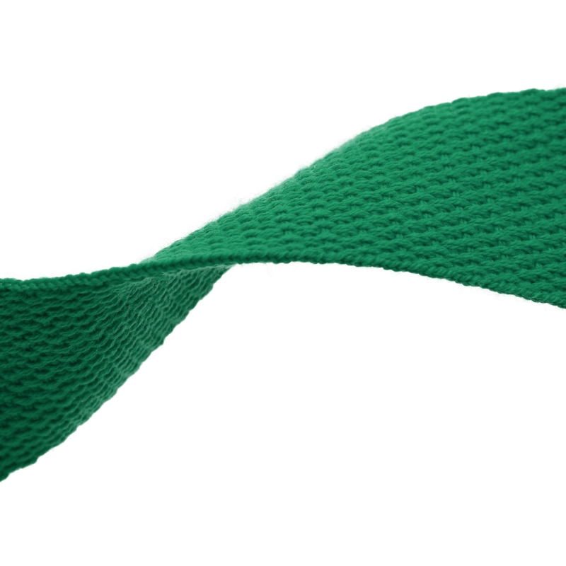 Taśma nośna polycotton 32x2 mm (D 878) zielona