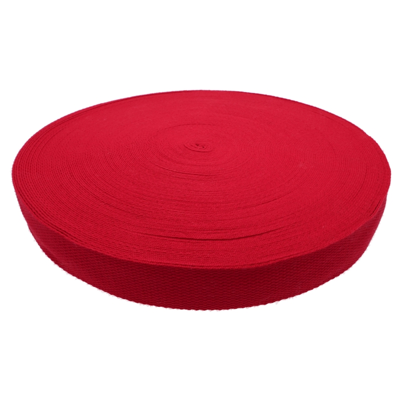 Polycotton tragband 32 mm/2 mm rot 620 pp 50 yd