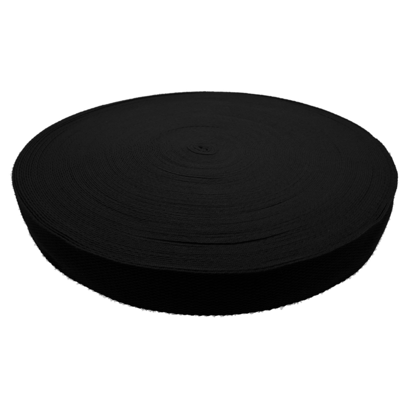 Taśma nośna polycotton 32x2 mm (D 580) czarna