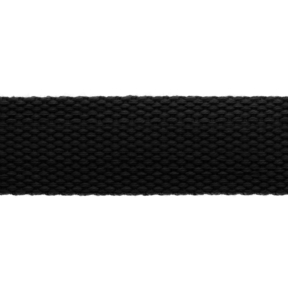 Taśma nośna polycotton 25x2 mm (D 580) czarna