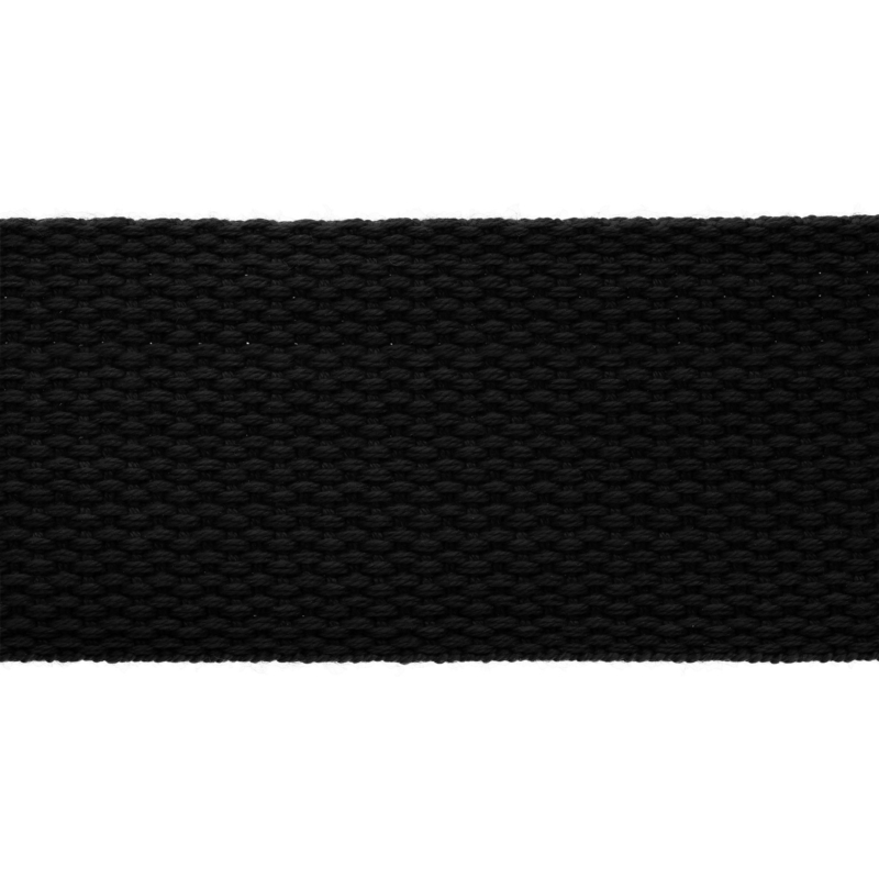Taśma nośna polycotton 38x1,35 mm (A 580) czarna
