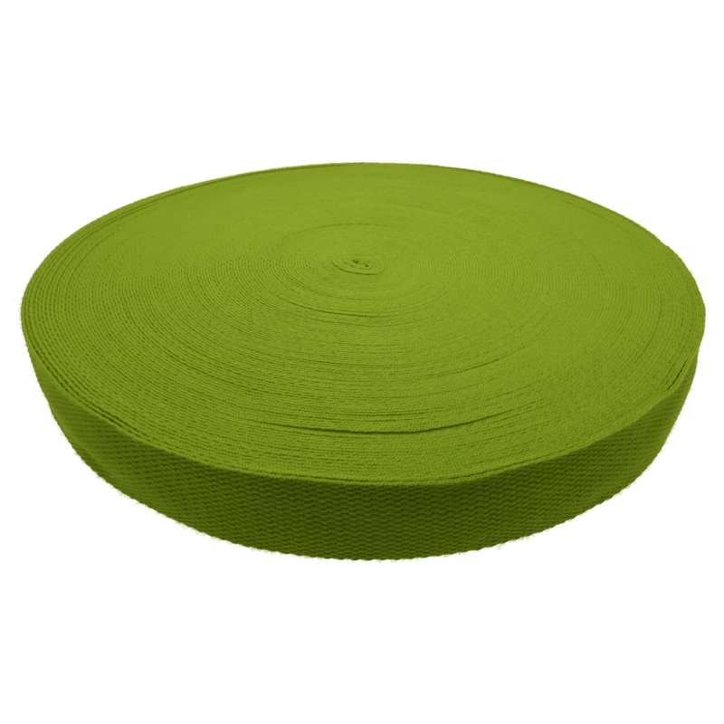Taśma nośna polycotton 38x2 mm (D 878) zielona