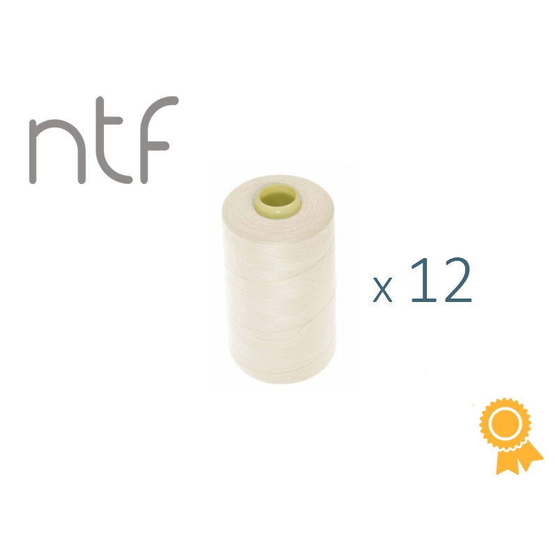 POLYESTER THREADS NTF 40/2 OFF-WHITE A501 1000 MRT