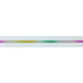 Taśma suwakowa żyłkowa 5 (501) biała rainbow 100 mb