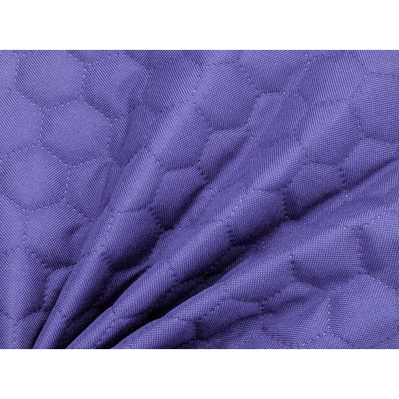 Quilted polyester fabric Oxford 600d pu*2 waterproof honeycomb (252) violet 160 cm 25 mb
