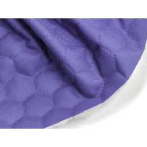 Tkanina Oxford pikowana wodoodporna plastry miodu (252) ultrafioletowa 25 mb