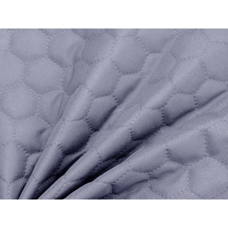 Quilted polyester fabric Oxford 600d pu*2 waterproof honeycomb (095) light violet 160 cm 25 mb