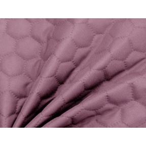 Tkanina Oxford pikowana wodoodporna plastry miodu (244) fioletowa 25 mb