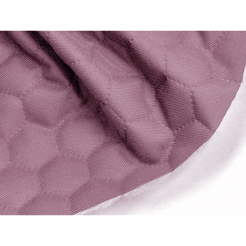 Prošívaná polyesterová tkanina 600d pu plástev fialová 160 cm 25 m
