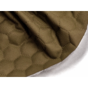 Tkanina Oxford pikowana wodoodporna plastry miodu (810) beżowa