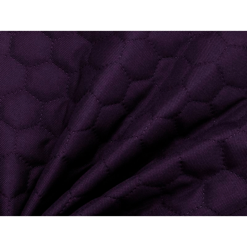 Polyester-steppstoff 600d pu-beschichtet bienenwabe violett 160 cm 1 lm
