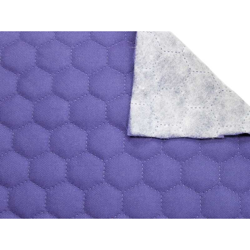 Quilted polyester fabric Oxford 600d pu*2 waterproof honeycomb (252) violet 160 cm 1 mb
