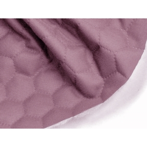 Tkanina Oxford pikowana wodoodporna plastry miodu (244) fioletowa