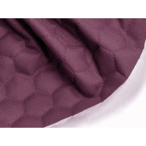 Tkanina Oxford pikowana wodoodporna plastry miodu (285) fioletowa 25 mb