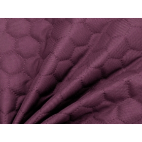 Tkanina Oxford pikowana wodoodporna plastry miodu (285) fioletowa