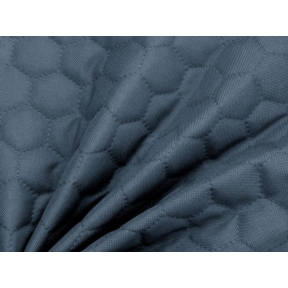 Tkanina Oxford pikowana wodoodporna plastry miodu (352) niebieski