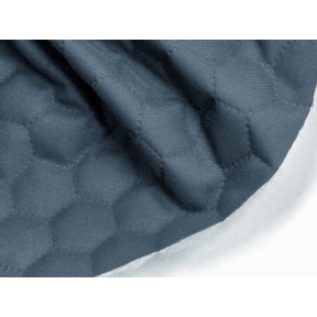 Tkanina Oxford pikowana wodoodporna plastry miodu (352) niebieski