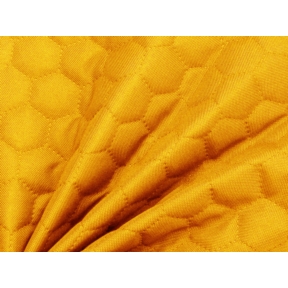 Tkanina Oxford pikowana wodoodporna plastry miodu (056) żółta 25 mb