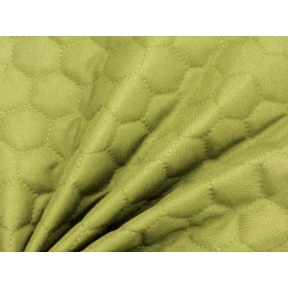 Tkanina Oxford pikowana wodoodporna plastry miodu (041) jasnozielona