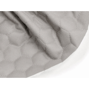 Tkanina Oxford pikowana wodoodporna plastry miodu (119) szara 25 mb