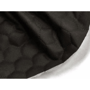 Tkanina Oxford pikowana wodoodporna plastry miodu (301) grafit